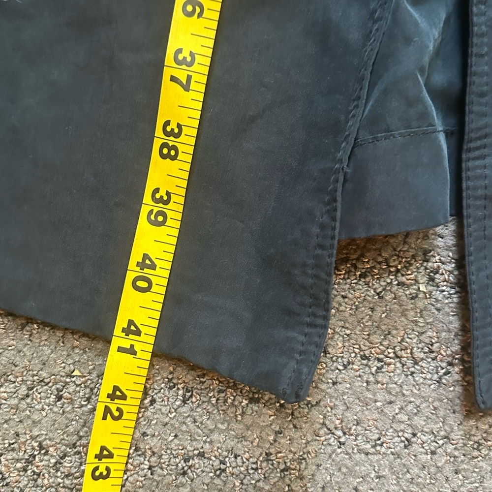 Navy Blue Trench Coat - XS/S - Picture 3 of 9